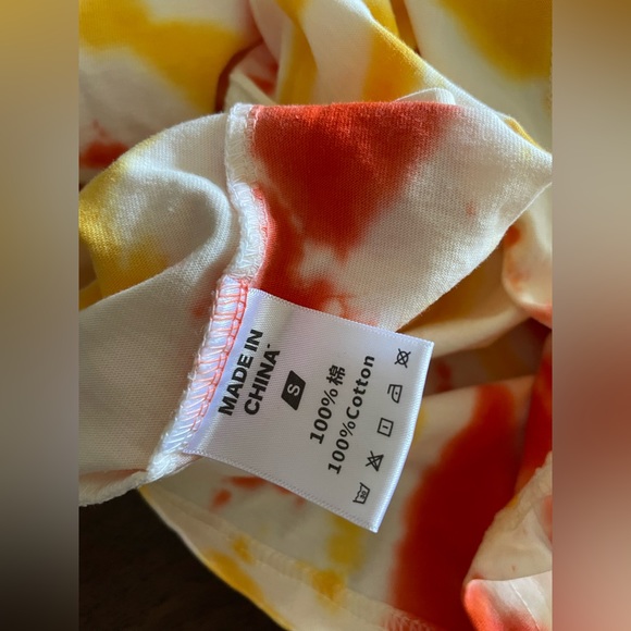 Demon Slayer Rengoku T-Shirt - Men’s Small - Tie-dye, Anime - Picture 9 of 9